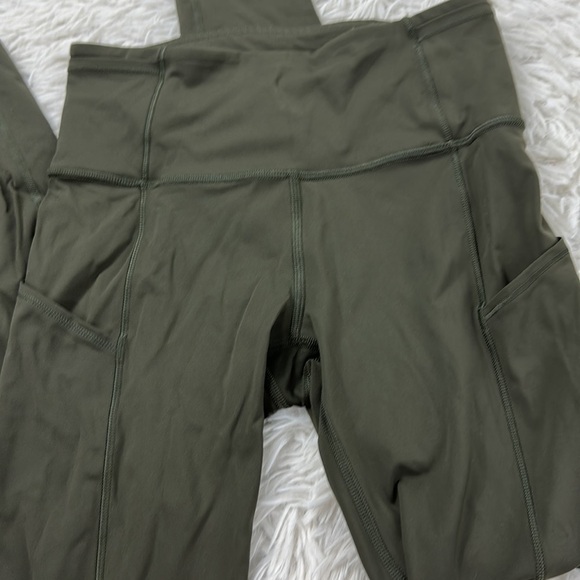 Lululemon Fast and Free Tight II 25" *Non-Reflective Nulux Dark Olive - Picture 2 of 8